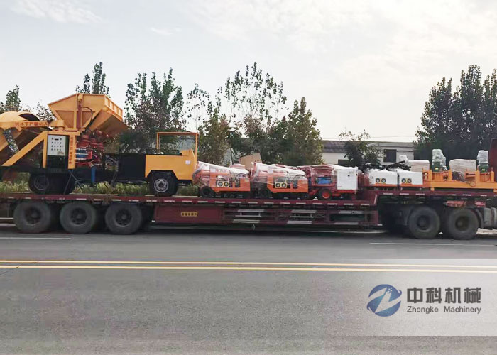 中交三公司出口巴基斯坦项目（注浆机、喷浆机、自动上料喷浆车）