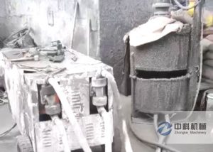 双液注浆机、双层搅拌机施工现场